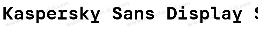 Kaspersky Sans Display SemiBold字体转换